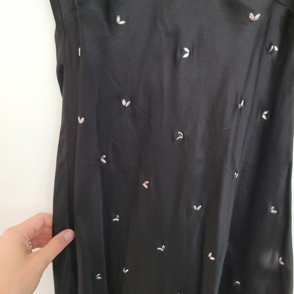 Zara Jewel Trim Mini Slip Dress Sz Small - Picture 4 of 7